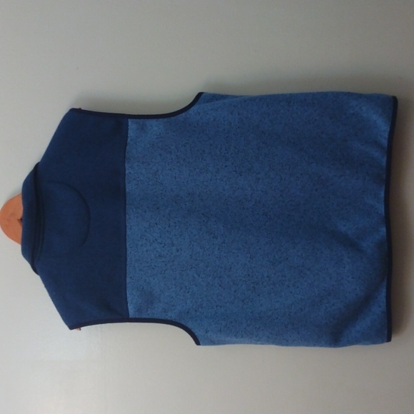 Like New Club Room Blue Colorblock Fleece Vest (Medium) - Picture 12 of 12